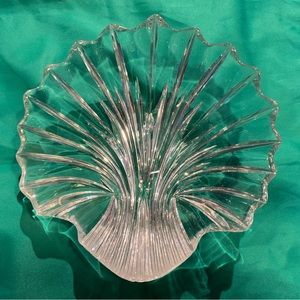 Tiffany and Co Crystal shell bowl